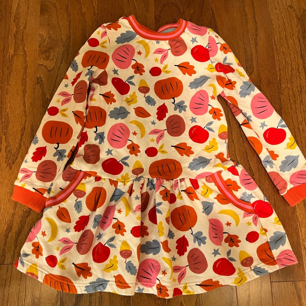 Mini Boden size 9-10 fall sweatshirt dress